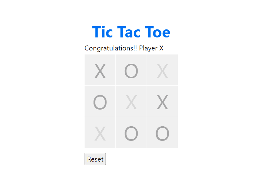 Tic Tac Toe
